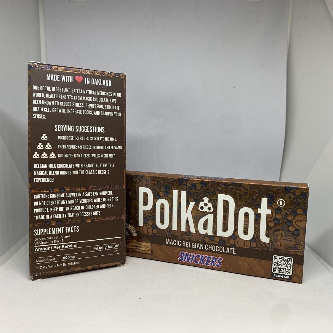 PolkaDot Snickers Chocolate Bars