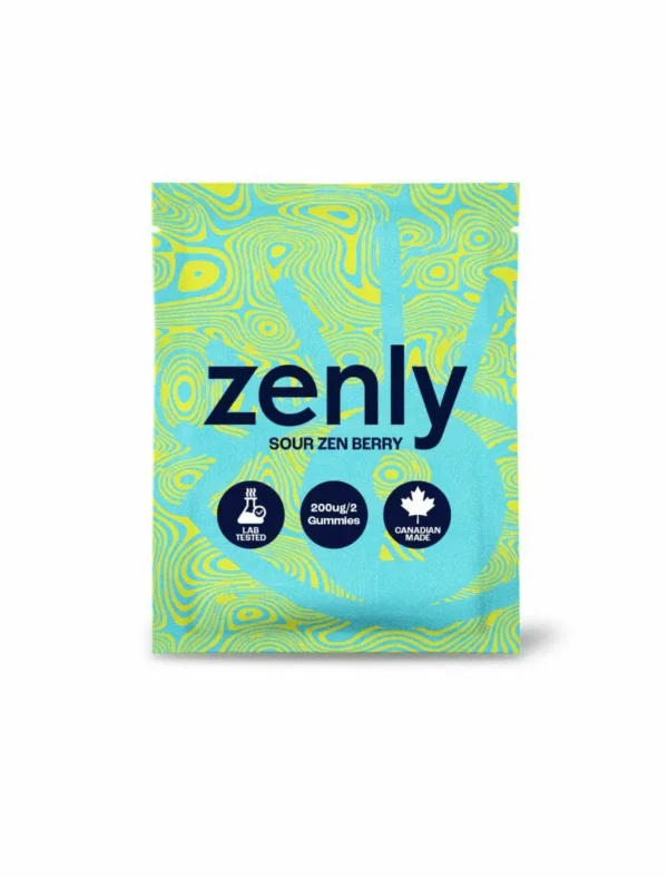 Zenly – LSD Gummies – Sour Zen Berry – 200ug 100ug Per Gummy